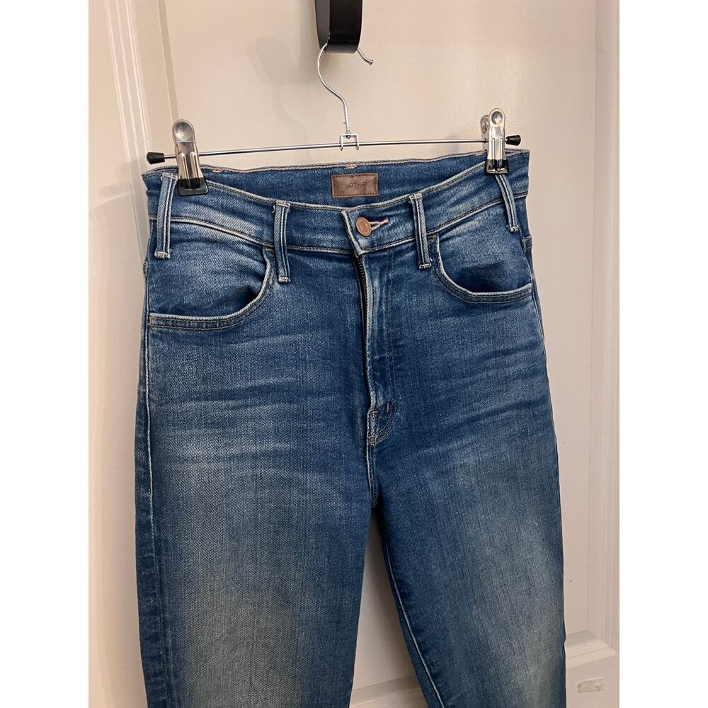MOTHER The Hustler Ankle Fray Jeans 25 Meet Cute Flare High Rise quiet luxury - Picture 11 of 12